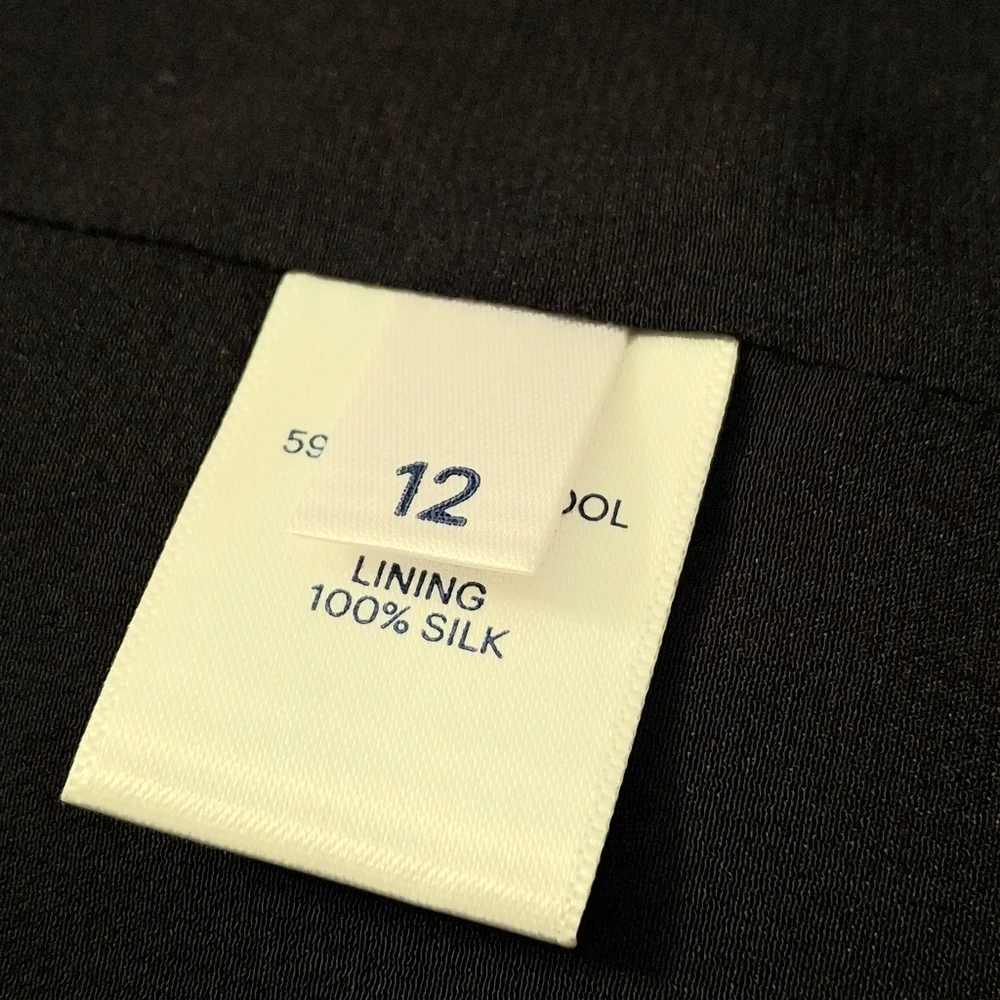 RAEY Blazer Open-Front Grey Long Sleeve Virgin Wool Silk   Women Size UK12 / US8 - Picture 10 of 16